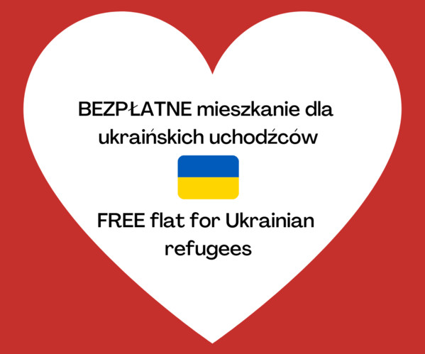 FREE flat for Ukrainian refugees